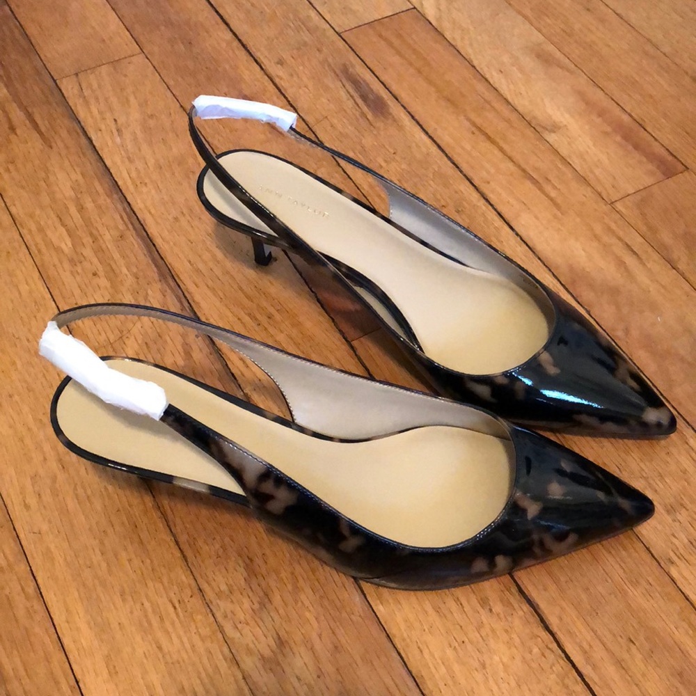Ann Taylor zosia tortoise shell pumps 6.5